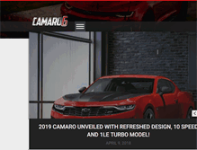 Tablet Screenshot of camaro6.com